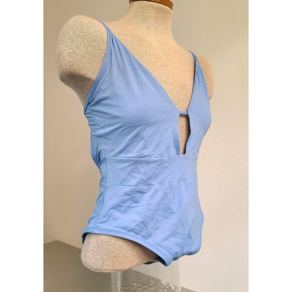 Becca by Rebecca Virtue Pastel One Piece Swimsuit Bathing Suit MEDIUM Resort M - Picture 2 of 7